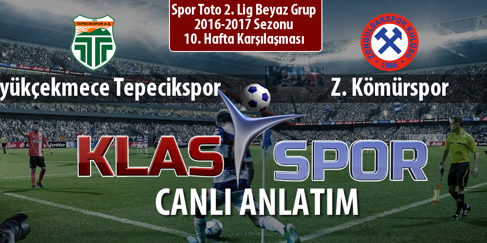 İşte Büyükçekmece Tepecikspor - Z. Kömürspor maçında ilk 11'ler
