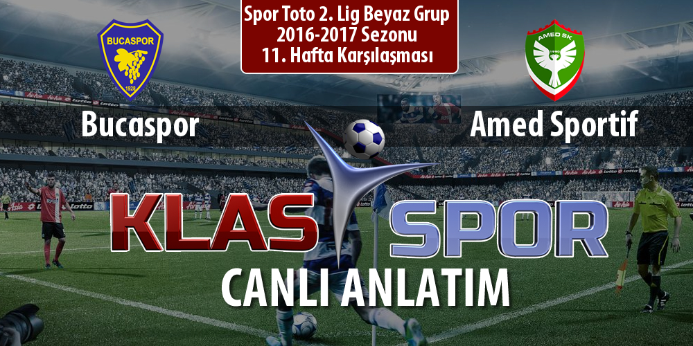 Bucaspor - Amed Sportif maç kadroları belli oldu...