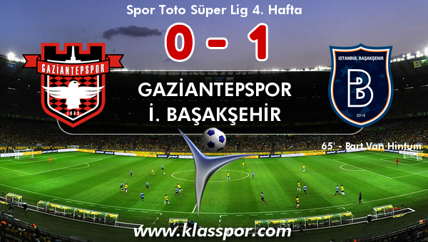 Gaziantepspor 0 - İ. Başakşehir 1