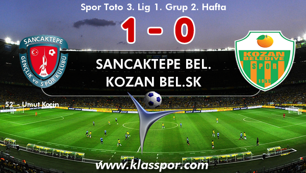 Sancaktepe Bel. 1 - Kozan Bel.SK 0