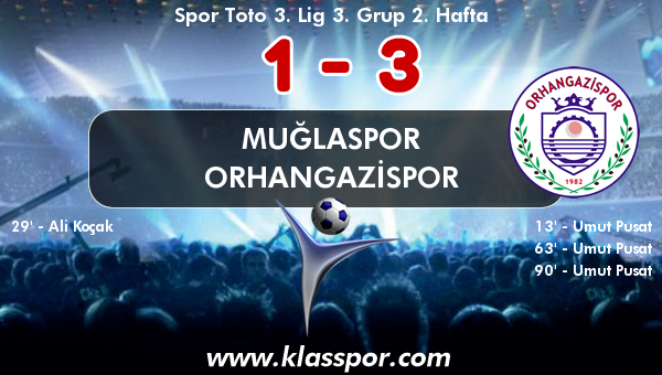 Muğlaspor 1 - Orhangazispor 3