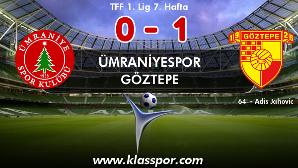 Ümraniyespor 0 - Göztepe 1