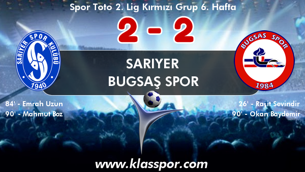 Sarıyer 2 - Bugsaş Spor 2