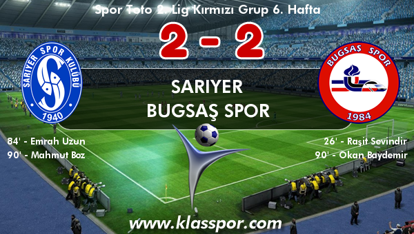 Sarıyer 2 - Bugsaş Spor 2