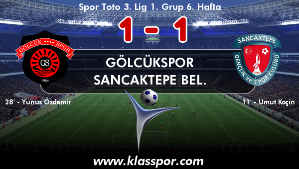 Gölcükspor 1 - Sancaktepe Bel. 1