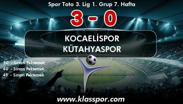 Kocaelispor 3 - Kütahyaspor 0