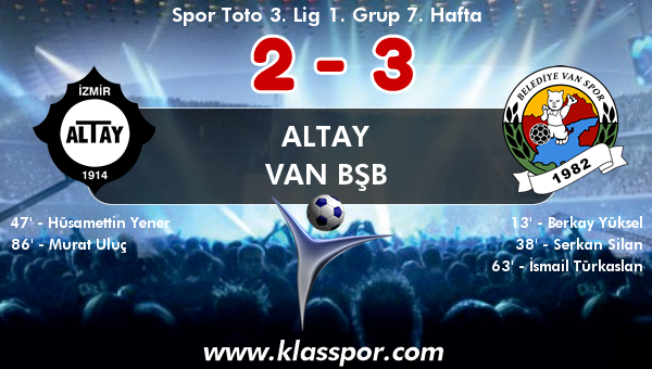 Altay 2 - Van BŞB 3