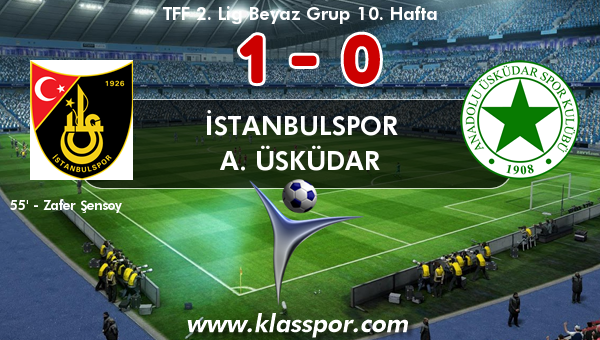 İstanbulspor 1 - A. Üsküdar 0