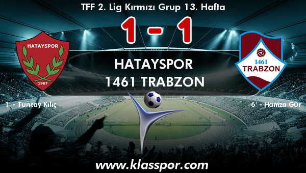 Hatayspor 1 - 1461 Trabzon 1