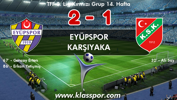 Eyüpspor 2 - Karşıyaka 1