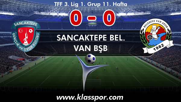 Sancaktepe Bel. 0 - Van BŞB 0