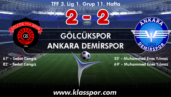 Gölcükspor 2 - Ankara Demirspor 2