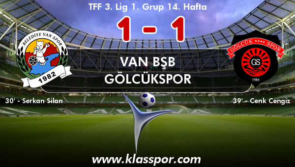 Van BŞB 1 - Gölcükspor 1