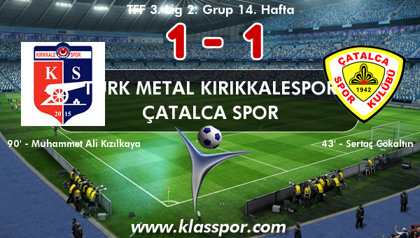 Türk Metal Kırıkkalespor 1 - Çatalca Spor 1