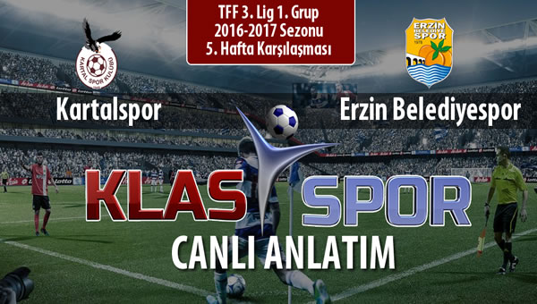 Kartalspor - Erzin Belediyespor maç kadroları belli oldu...