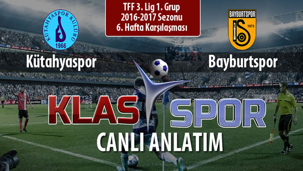 Kütahyaspor - Bayburtspor sahaya hangi kadro ile çıkıyor?