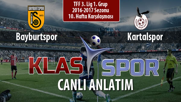 Bayburtspor - Kartalspor maç kadroları belli oldu...