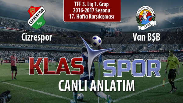 İşte Cizrespor - Van BŞB maçında ilk 11'ler