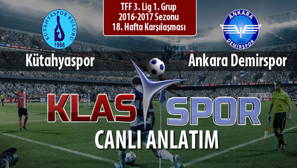 Kütahyaspor - Ankara Demirspor maç kadroları belli oldu...