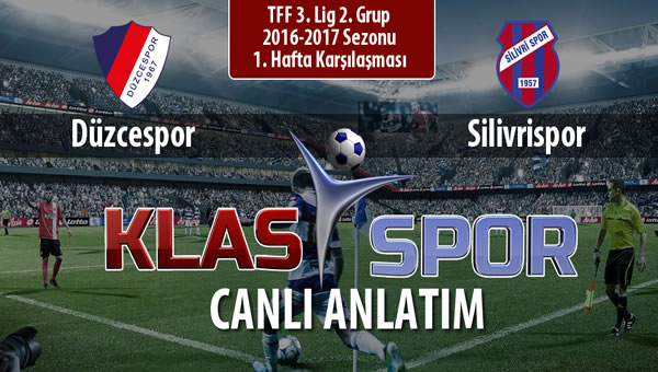 İşte Düzcespor - Silivrispor maçında ilk 11'ler