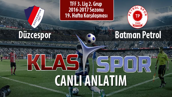 Düzcespor - Batman Petrol sahaya hangi kadro ile çıkıyor?