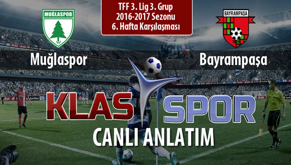 Muğlaspor - Bayrampaşa maç kadroları belli oldu...