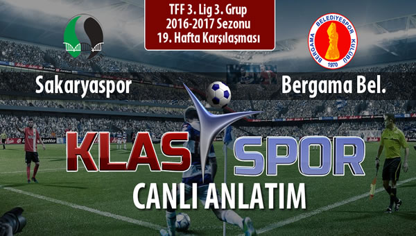 Sakaryaspor - Bergama Bel. maç kadroları belli oldu...