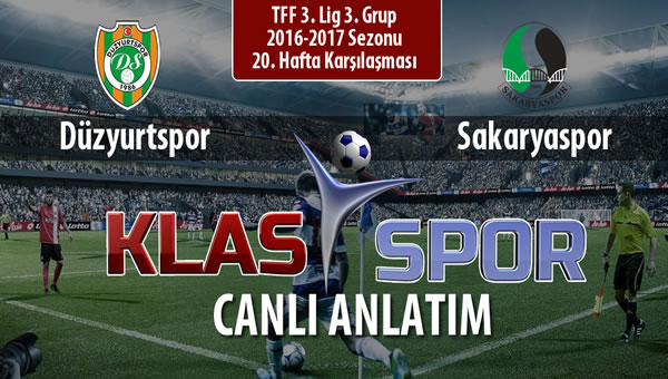 İşte Düzyurtspor - Sakaryaspor maçında ilk 11'ler