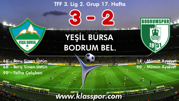 Yeşil Bursa 3 - Bodrum Bel. 2