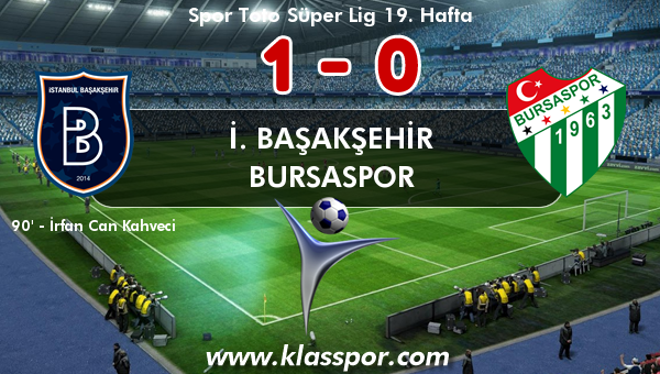 İ. Başakşehir 1 - Bursaspor 0