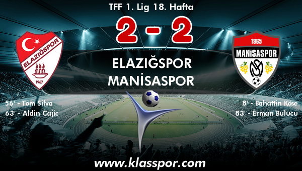 Elazığspor 2 - Manisaspor 2