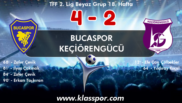 Bucaspor 4 - Keçiörengücü 2