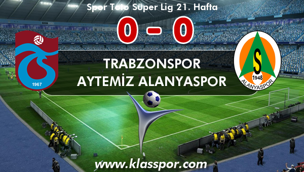 Trabzonspor 0 - Aytemiz Alanyaspor 0