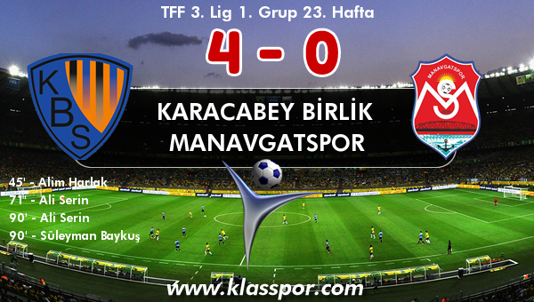 Karacabey Birlik  4 - Manavgatspor 0