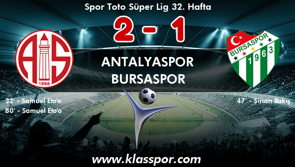 Antalyaspor 2 - Bursaspor 1