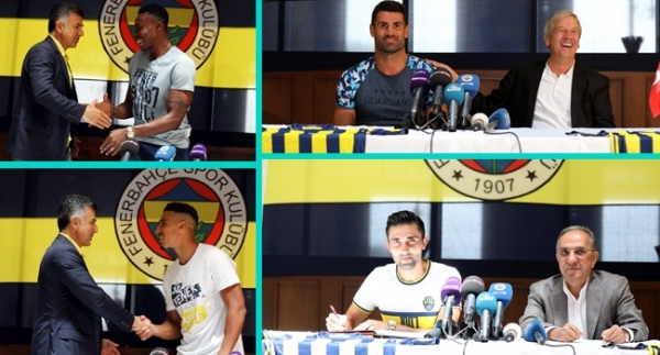 Fenerbahçe'de toplu imza töreni