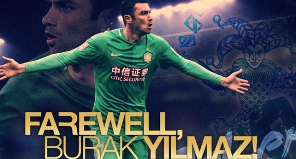 Beijing Guoan'dan Burak Yılmaz'a veda