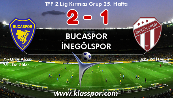 Bucaspor 2 - İnegölspor 1