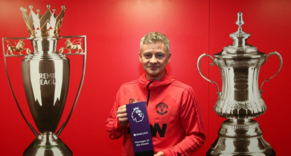 Premier Lig'de ayın teknik direktörü Solskjaer