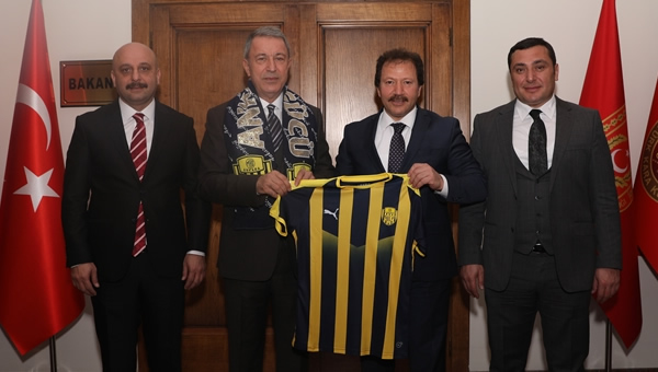 Ankaragücü'nden Bakan Hulusi Akar'a ziyaret