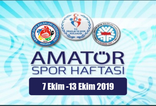 Amatör Spor Haftası başlıyor...