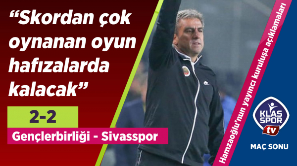 Skor değil güzel futbol hafızalarda kalacak...