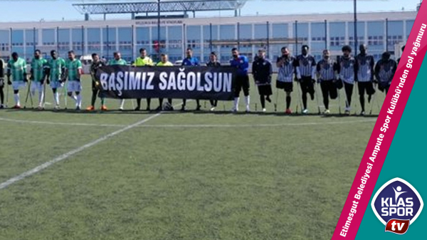 Etimesgut Belediyesi Ampute Spor Kulübü'nden gol yağmuru