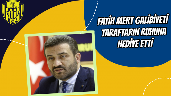 Fatih Mert galibiyeti taraftarın ruhuna hediye etti