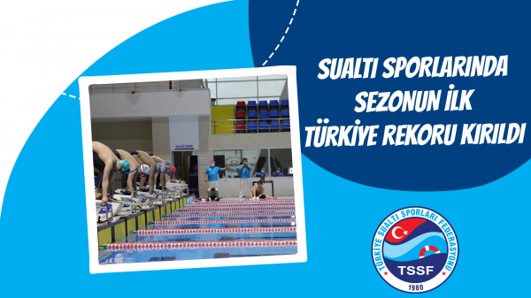 Sualtı sporlarında sezonun ilk Türkiye rekoru kırıldı