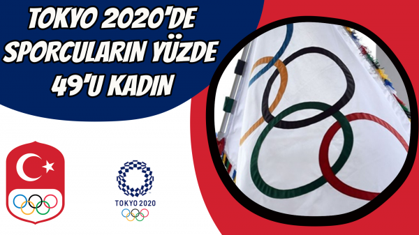 Tokyo 2020'de sporcuların yüzde 49'u kadın