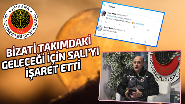 Özcan Bizati takımdaki geleceği için Salı gününü işaret etti