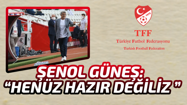 Şenol Güneş:  Henüz hazır değiliz