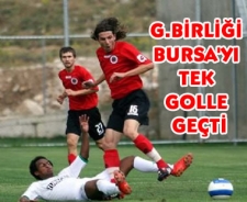 Gençlerbirliği Bursaspor'u tek golle geçti