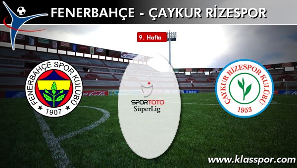Fenerbahçe 2 - Çaykur Rizespor 1